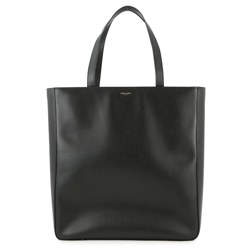 Saint Laurent Paris Tote Bag Leather Black